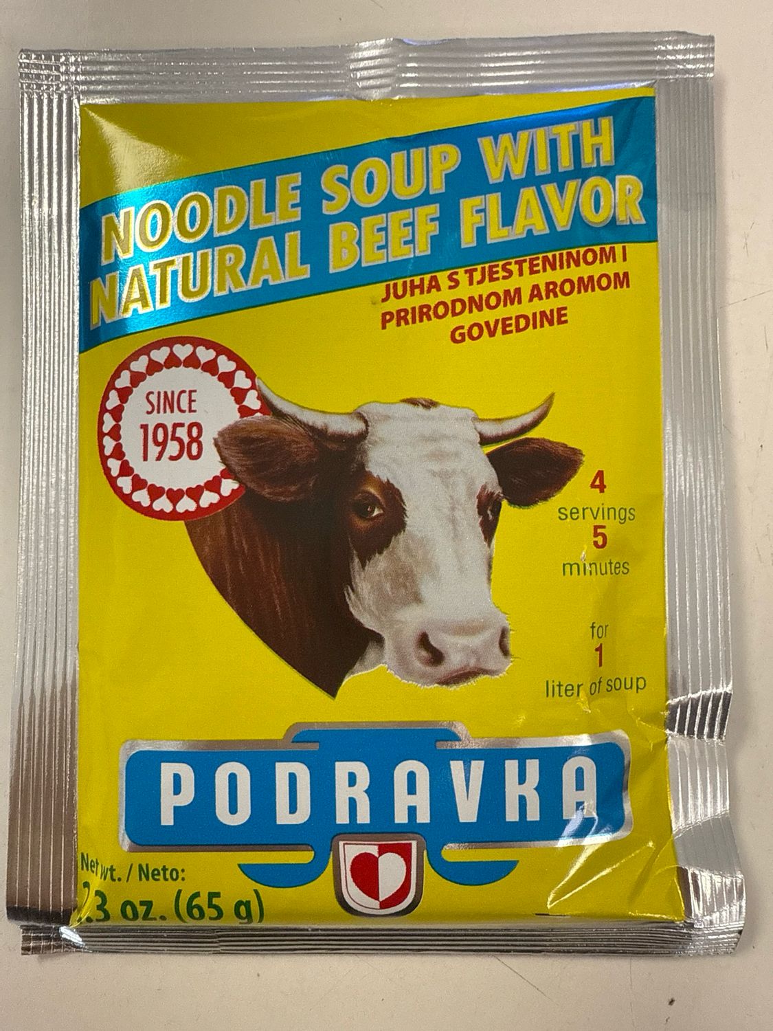 Podravka Noodle Soup Beef Flavor