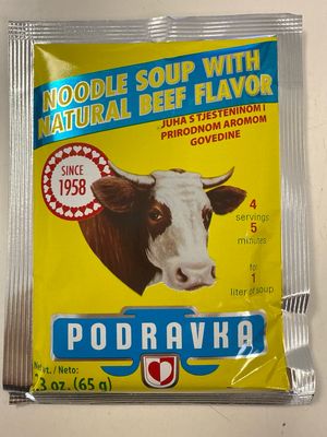 Podravka Noodle Soup Beef Flavor