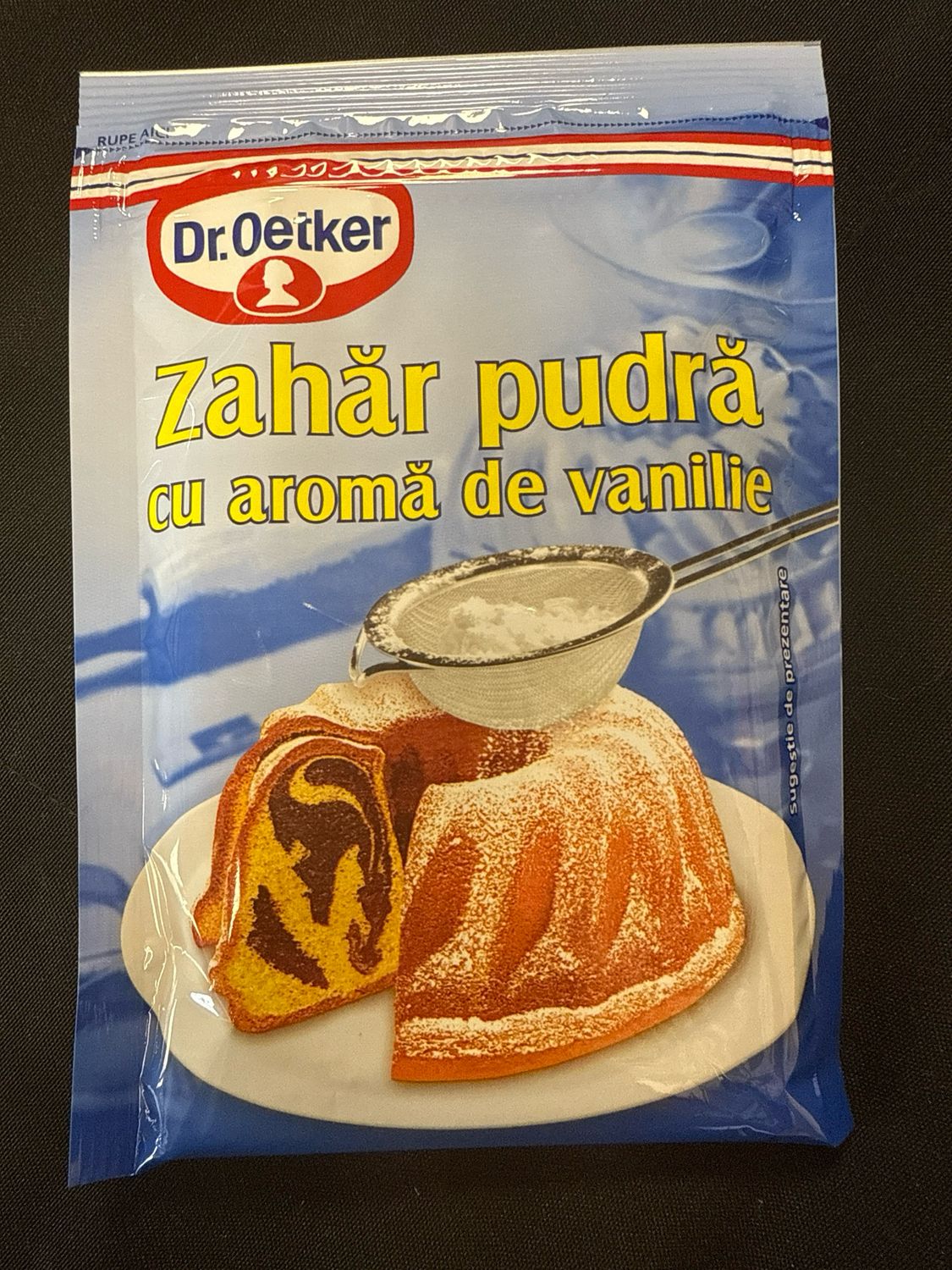 Dr Oetker Zahăr Pudră Cu Aromă Vanilie