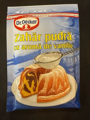 Dr Oetker Zahăr Pudră Cu Aromă Vanilie