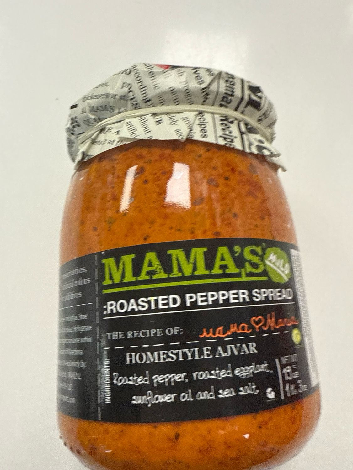 Mama's Roasted Pepper Spread Mild