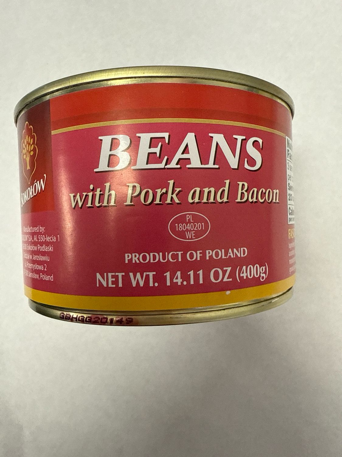 Sokolow Beans With  Pork Bacon