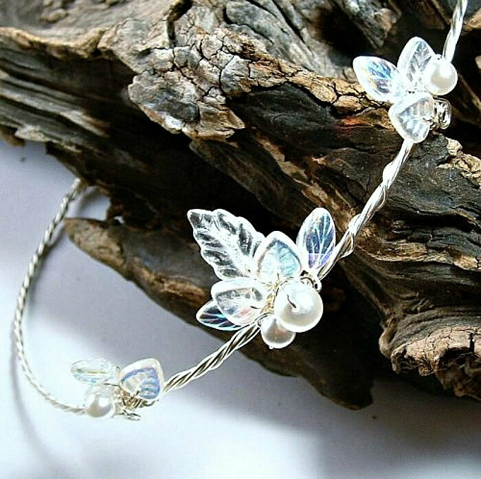 Crystal Winter Wedding Halo Princess Tiara - Aurora Ice Collection 