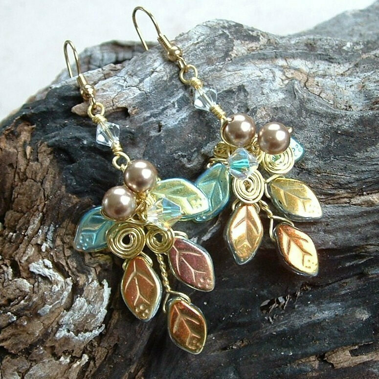 Fairytale Wedding Earrings Titanias Dream