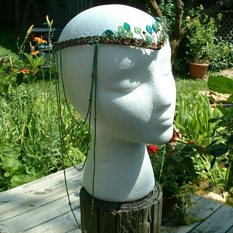 Boho Wedding Headdress Elven Woodland