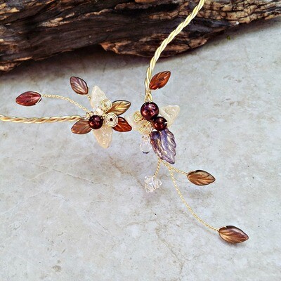 Fields of Gold Fairy Torc Necklace