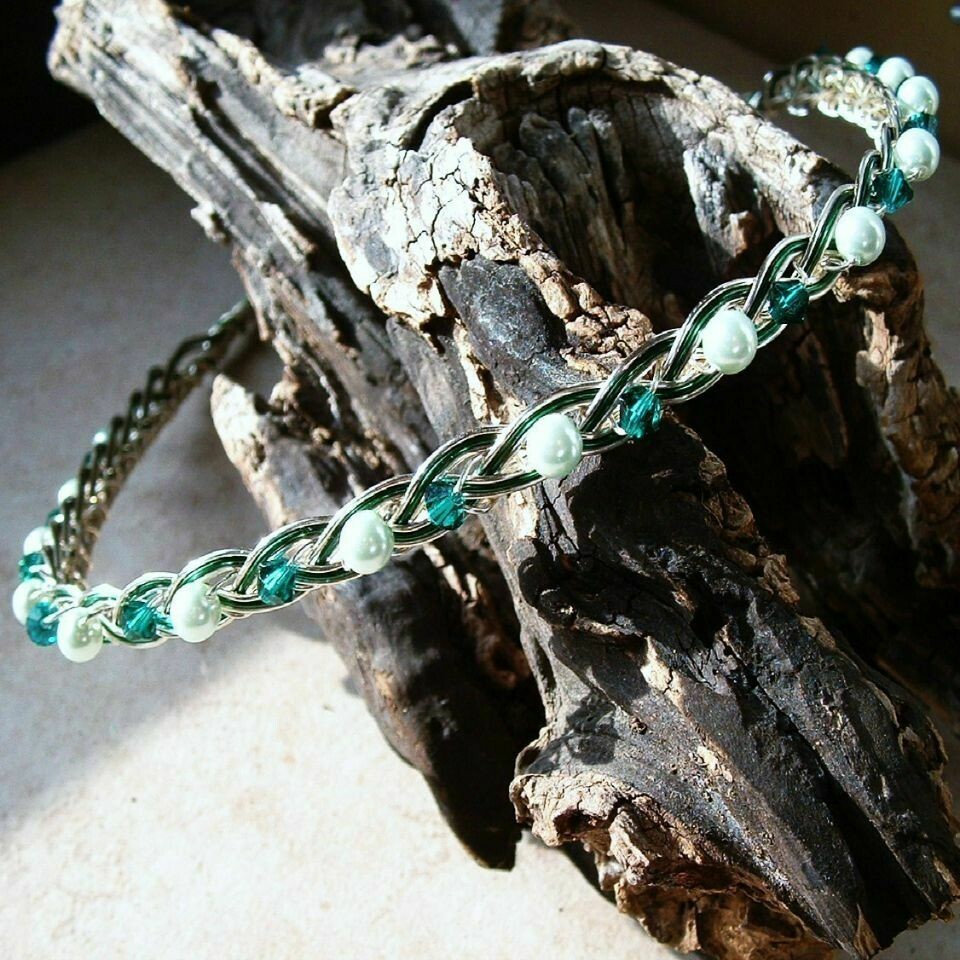 Irish Celtic Knot Emerald Wedding Headband