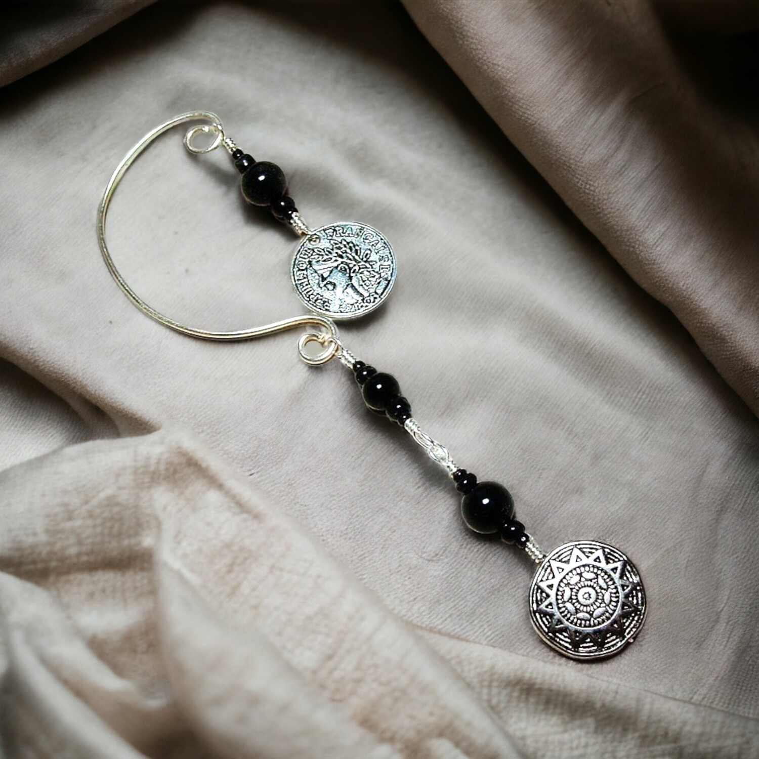 The Black Pearl Pirate Ear Cuff No Piercing