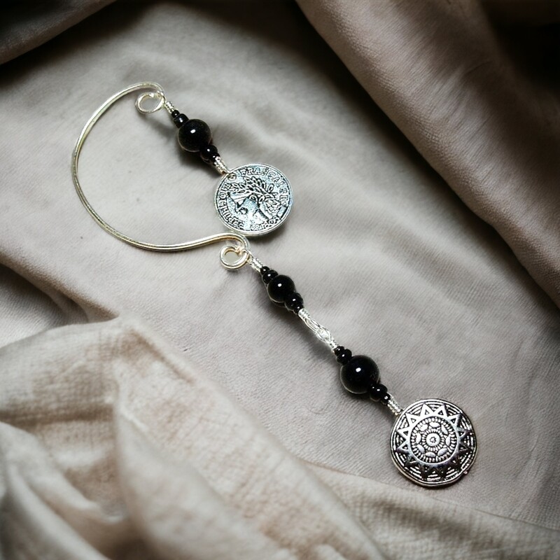 The Black Pearl Pirate Ear Cuff No Piercing