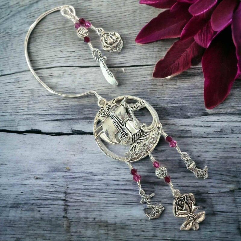 Pirate Ship Dangle Ear Cuff No Piercing The Bonny Rose