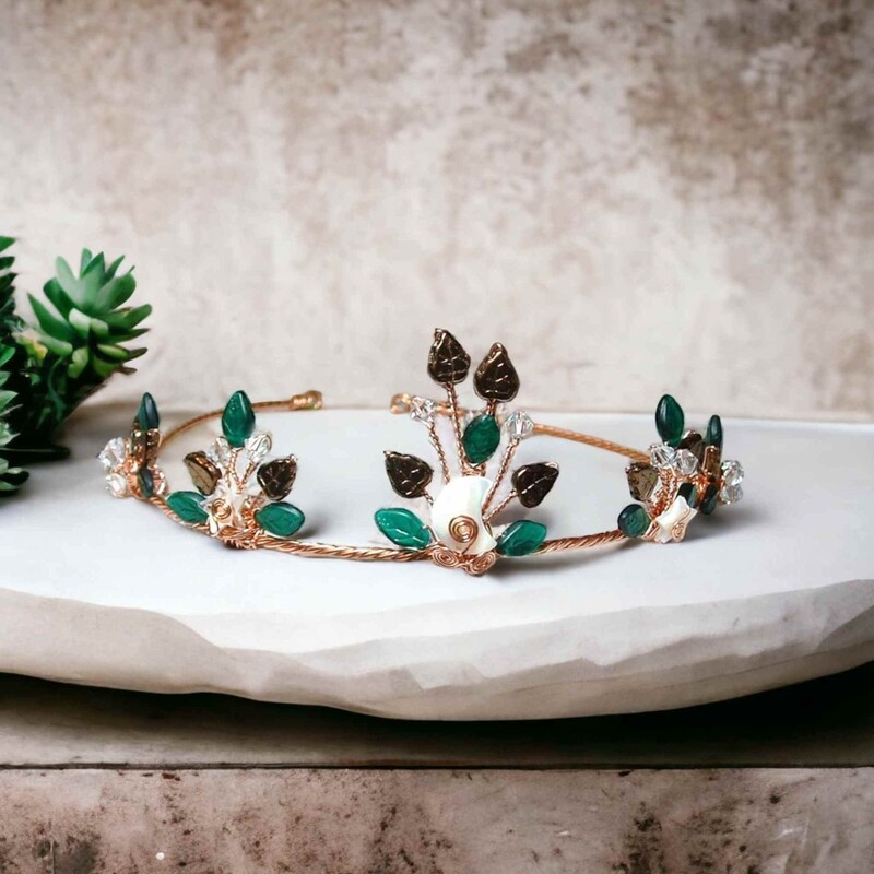 Celestial Woodland Tiara Midsummer Night Crown