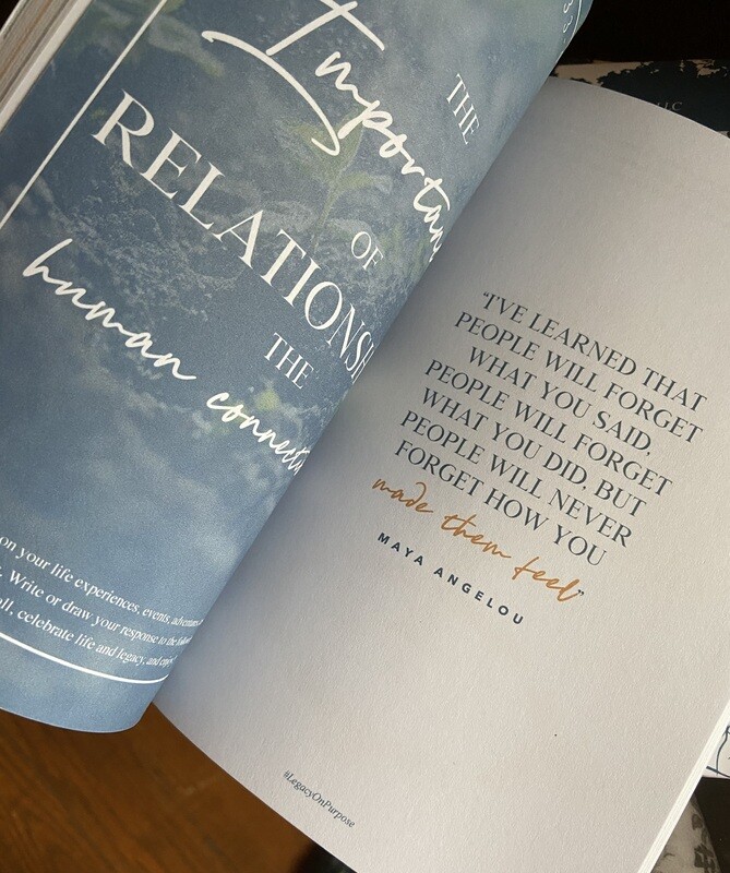 Legacy on Purpose℠: A Journal That Celebrates Life [Softcover]