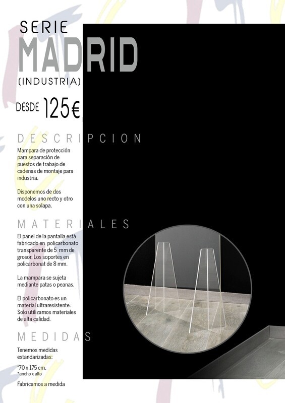 Mampara Madrid y Barcelona