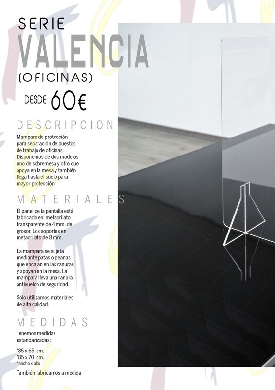Mampara Valencia y Alicante