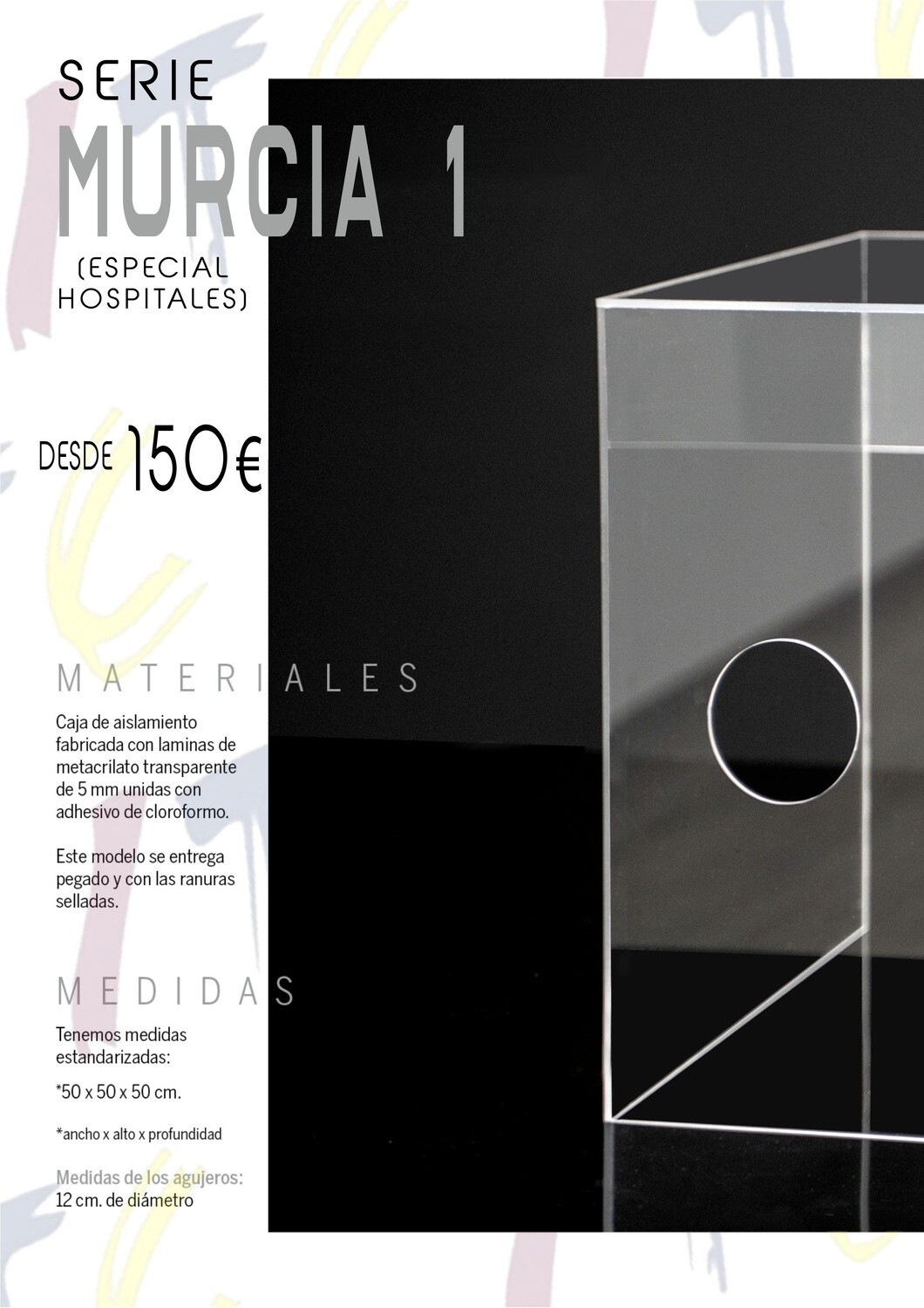 Mampara Murcia 1 (Especial Hospitales)