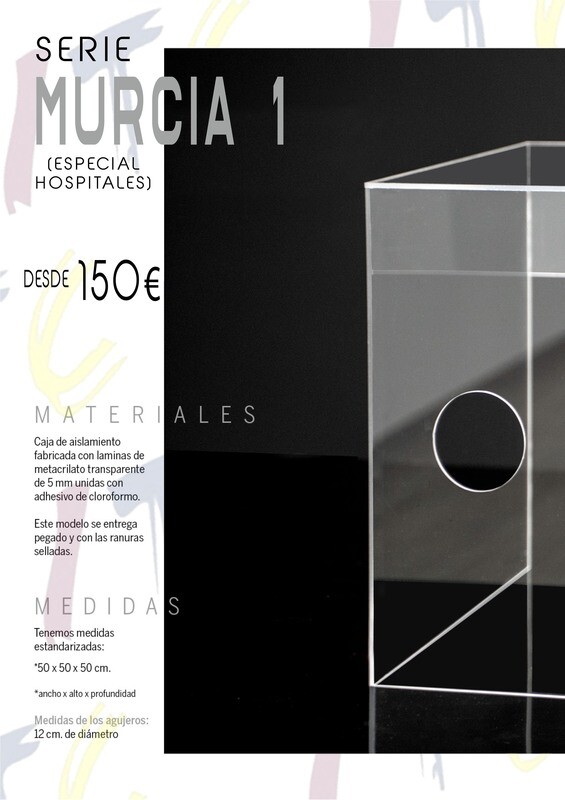 Mampara Murcia 1 (Especial Hospitales)