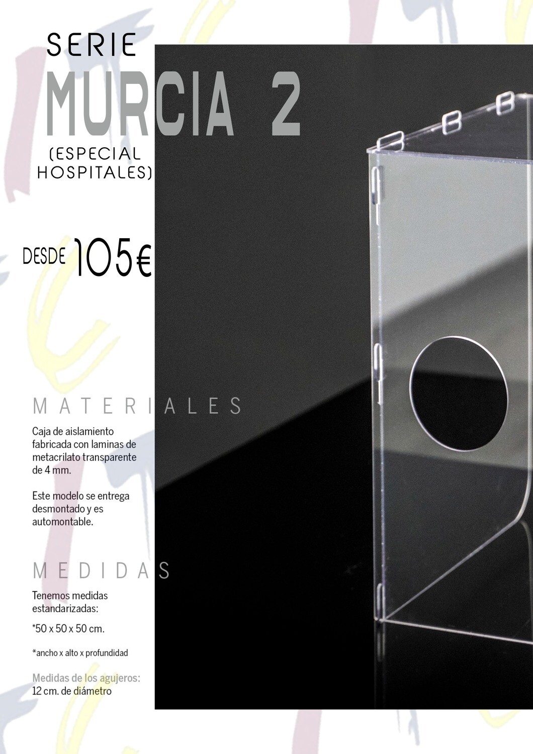 Mampara Murcia 2 (Especial Hospitales)