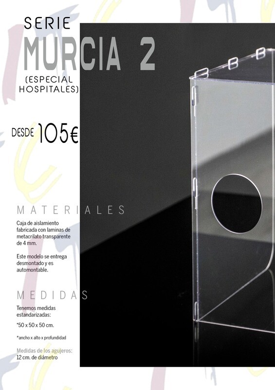 Mampara Murcia 2 (Especial Hospitales)