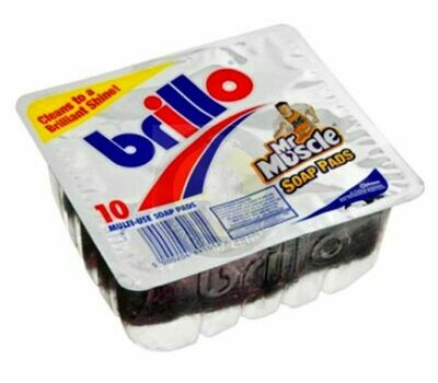 BRILLO PADS SINGLE PKT OF 10 (1102) CESBRILLO