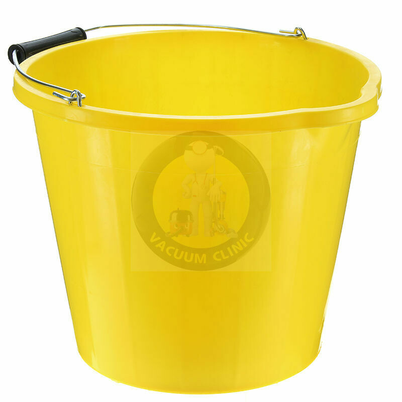 14 LITRE YELLOW BUILDERS BUCKET (2406) JEGHP101