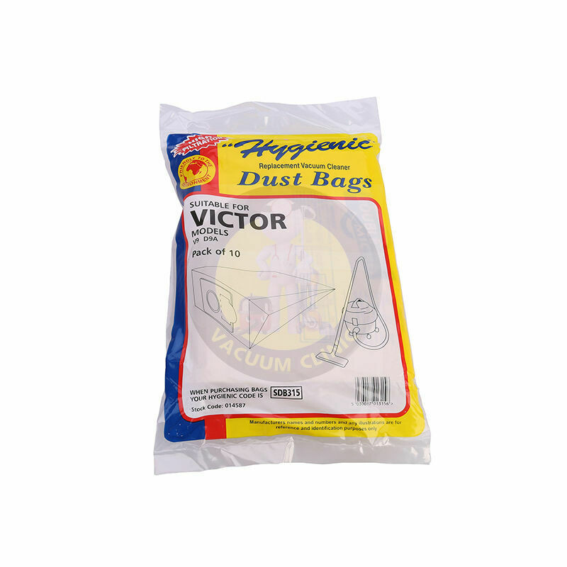 VICTOR V9 BAGS PACK OF 10 ALT TO QUAYYY426 (3201) EXSSDB315