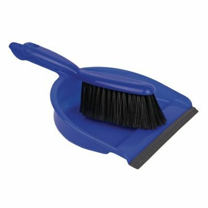 DUST PAN AND BRUSH SET BLUE (1105) P07608
