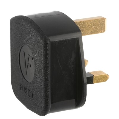 13 AMP RUBBER PLUG TOP BLACK PRE PACKED **PP6283BJE** (0801) JEGPPJ010BK