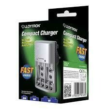 LLOYTRON COMPACT AA/AAA AND 9V BATTERY CHARGER (COUNTER) JEGJX039