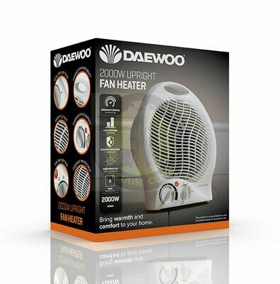 DAEWOO 2000W UPRIGHT FAN HEATER (2406) JEGHEA1138GE