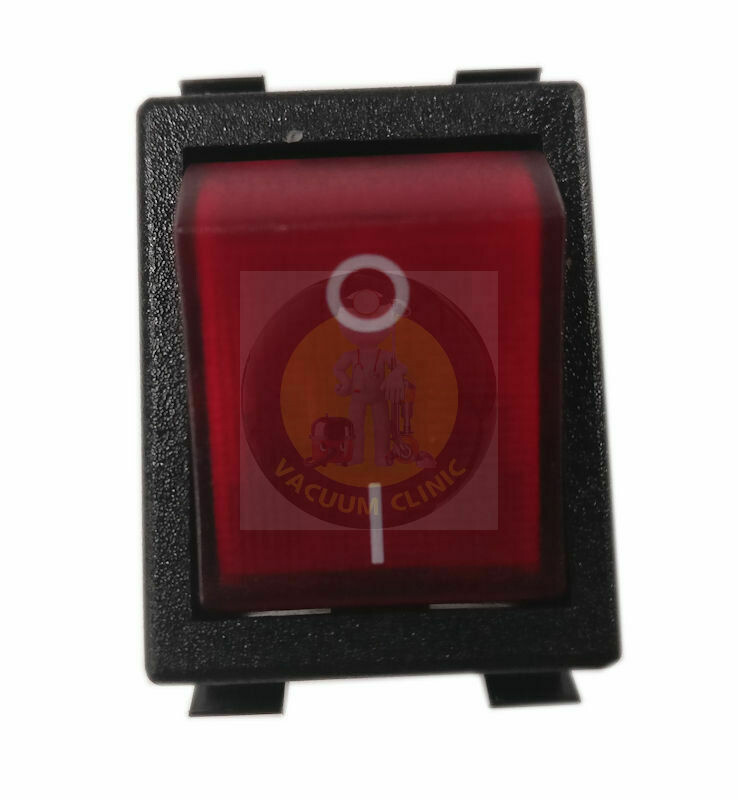 RED NEON 4 CONTACT ROCKER SWITCH DOUBLE POLE (3804) EXSSW4574