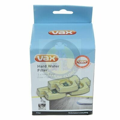 VAX S2, S3 &amp; S7 HARD WATER SCALE FILTER TYPE 1 - PACK OF 3 FILTERS (0206) VAX1113332700