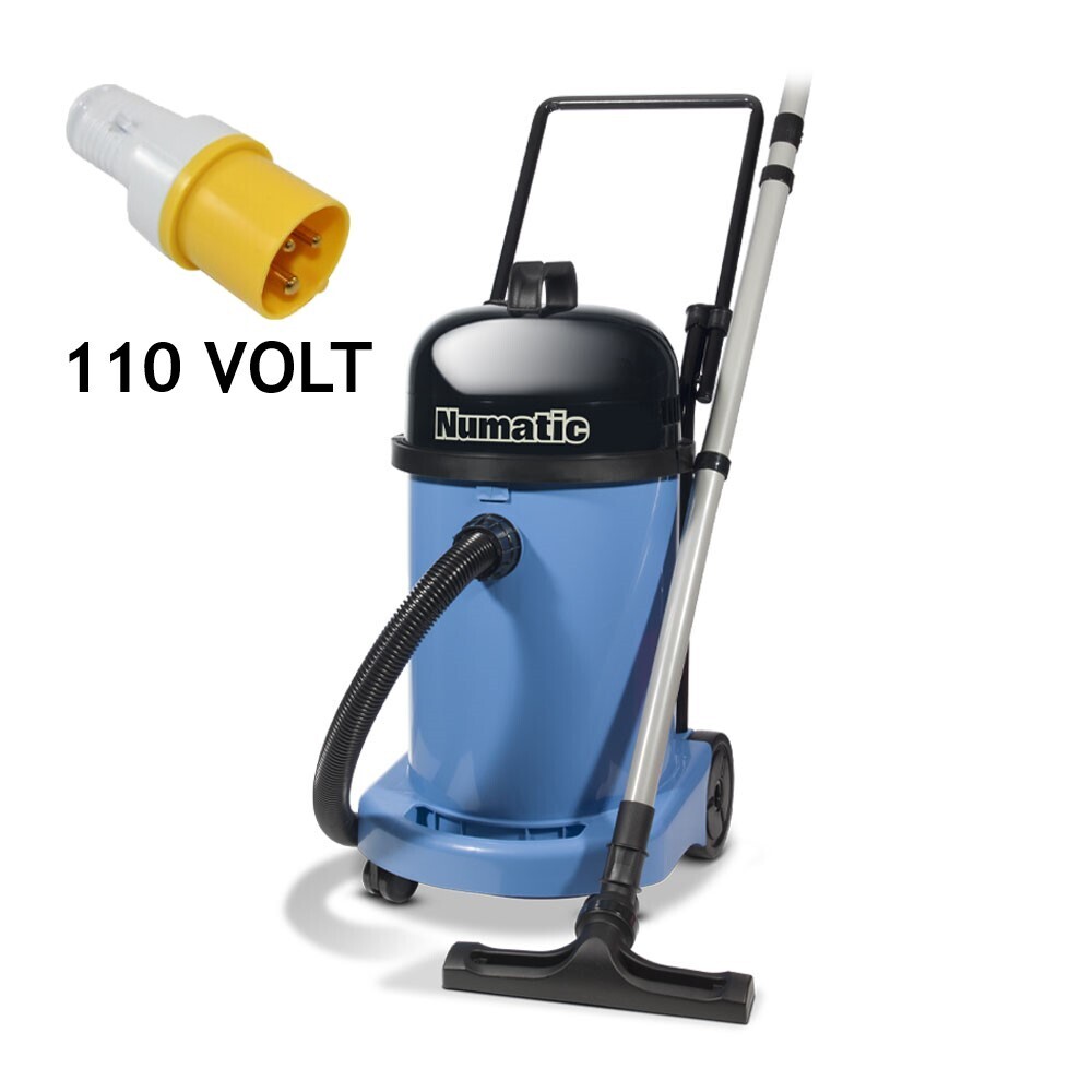 NUMATIC 110 VOLT WET AND DRY COMMERCIAL VACUUM WITH AA12 KIT, 27 LITRE DRY (5401) NUMWV470_110V
