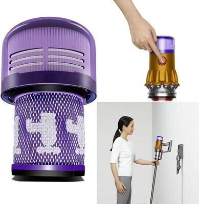 DYSON V12 DETECT SLIM HEPA WASHABLE ABSOLUTE ANIMAL FILTER UNIT SV20 SV30 ETC. ALT TO 971517-01 (6003) QUAFIL771