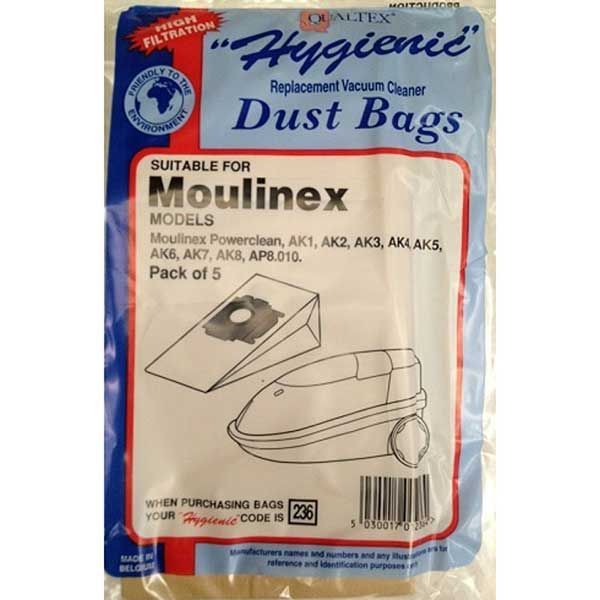 MOULINEX POWERCLASS VACUUM BAGS (3101) EXSSDB236