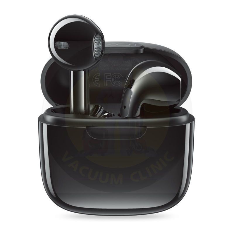 XO BLACK AIRPOD TYPE EARPHONE X23 TWS BT 5.3  WITH CHARGE CASE (6701) EXSXO-X23B