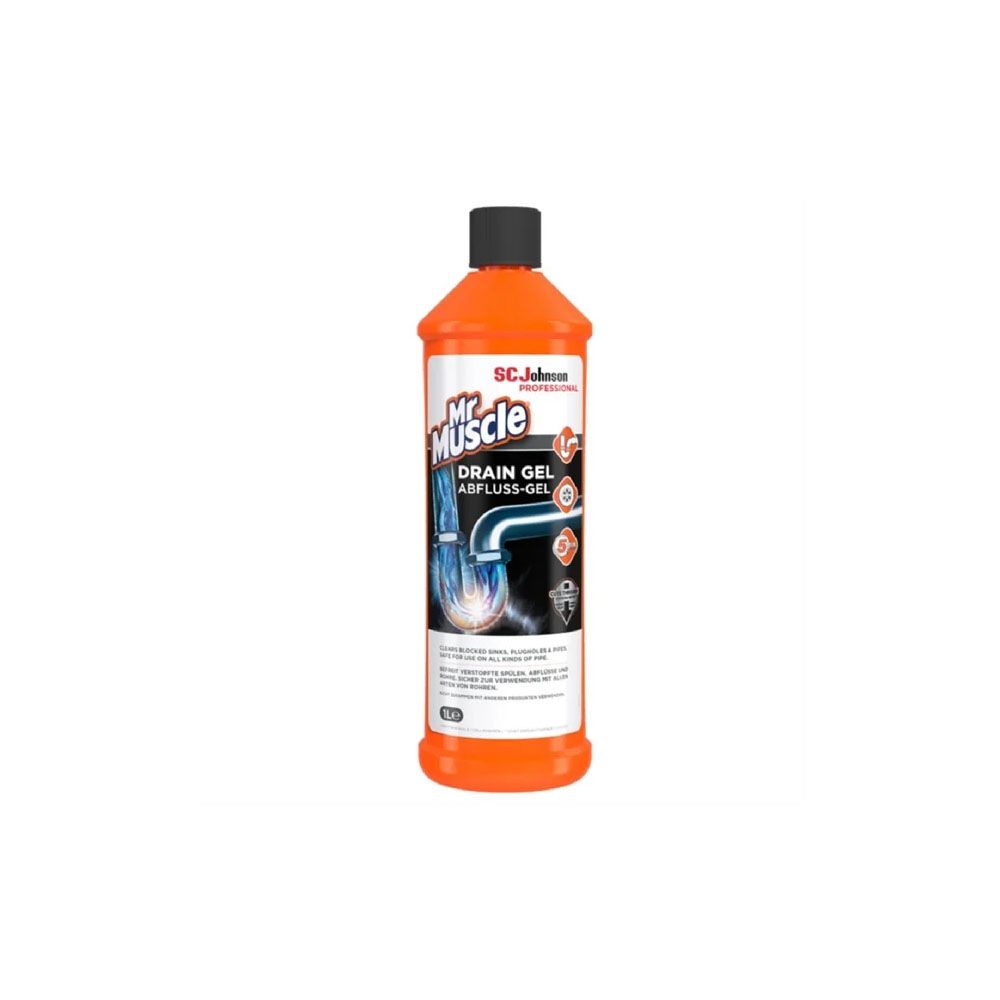 MR MUSCLE K&amp;B DRAINUNBLOCKER CLEANING GEL 1 LITRE (6302) CESN09122