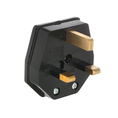 SOLD SINGLE 13AMP HEAVY DUTY 3 PIN PLUG