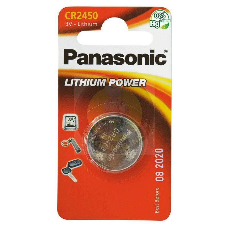 PANASONIC CR2450 CD1 LITHIUM BATTERY (COUNTER) JEGJX049