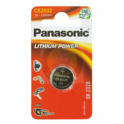 PANASONIC CR2032 CD1 3V LITHIUM BATTERY JEGJX047