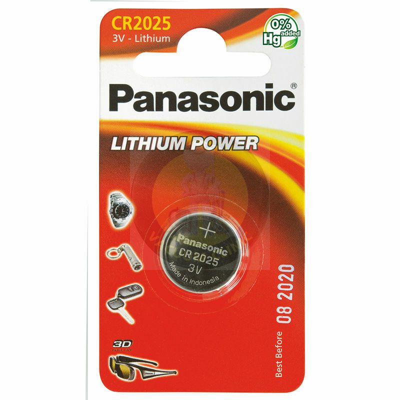 PANASONIC CR2025 CD1 LITHIUM BATTERY JEGJX046