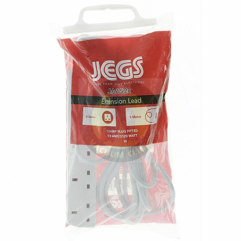 4 GANG 5 METRE EXTENSION LEAD WITH PLUG (2602) JEGJA152C