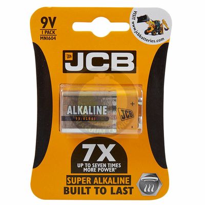 LR22 9V SUPER ALKALINE BATTERIES (COUNTER) JCBS5341