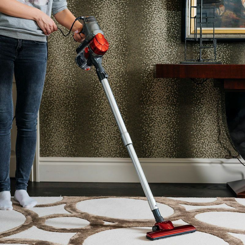 OVATION HANDHELD UPRIGHT VACUUM MAINS  HIGH POWER 450W RED (5602) OVAHT101