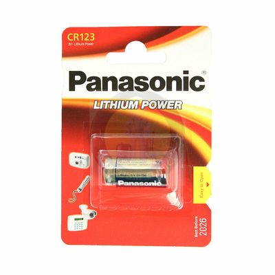 CD1 PANASONIC CR123A 3V LITHIUM CAMERA BATTERY JEGJX148