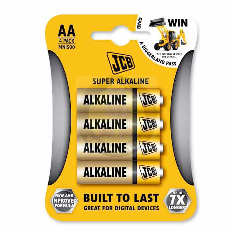 CD4 JCB AA SUPER ALKALINE BATTERIES JEGJX820 (COUNTER) JEGJX650