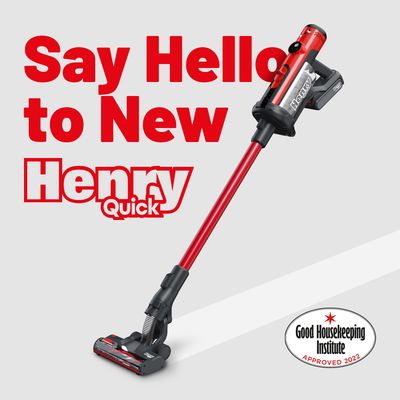 HENRY QUICK CORDLESS VACUUM, LARGE CAPACITY, DUST-FREE EMPTYING 913925 (5401) NUMHENRYQUICK
