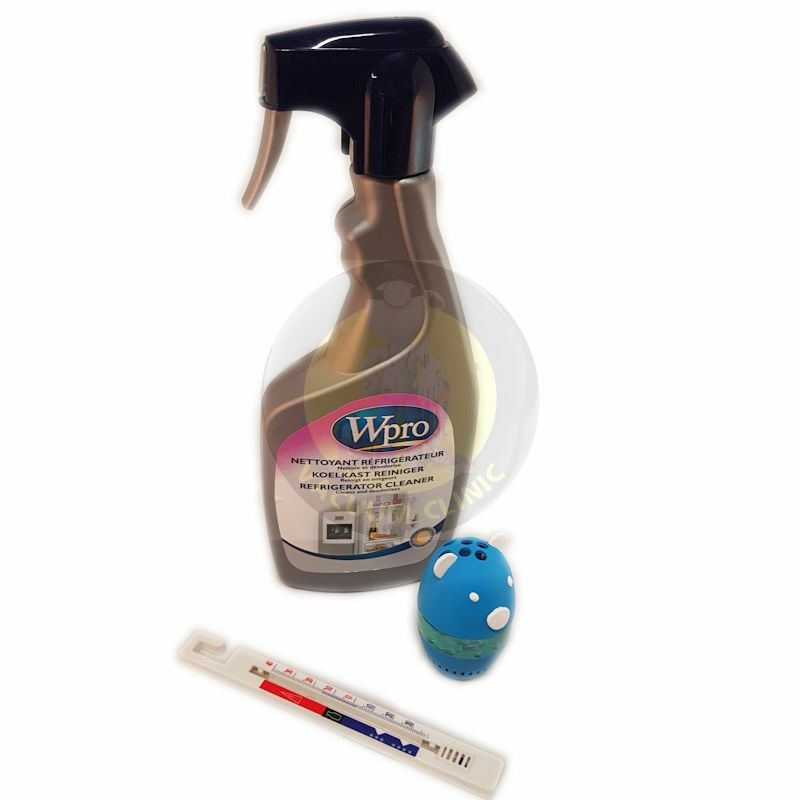 WPRO FRIDGE KIT SPRAY DEODOURISER &amp; THERMOMETER (COUNTER) WPL480131000008