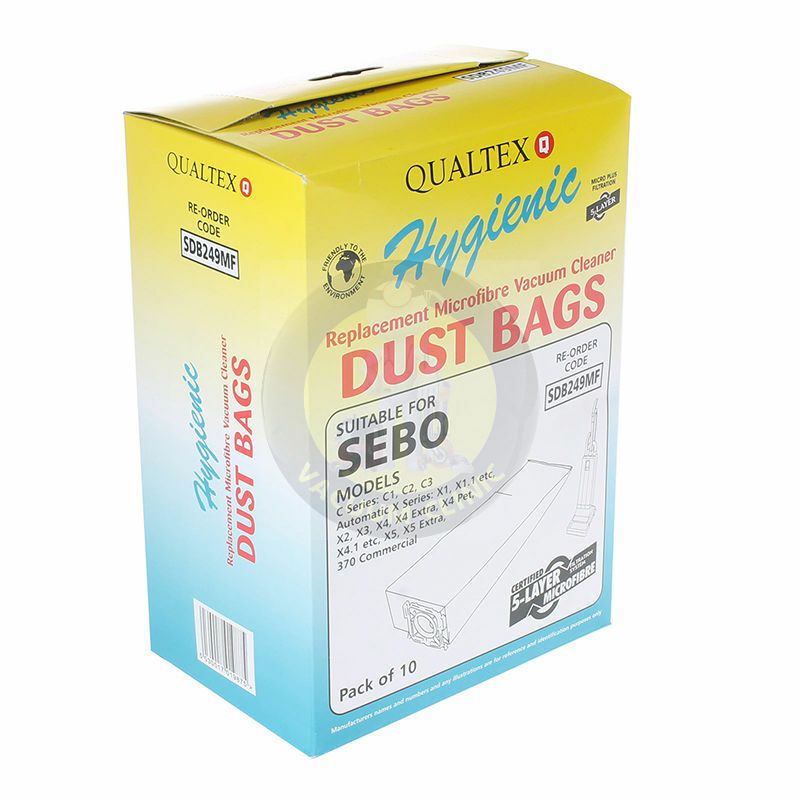 SEBO UPRIGHT BAGS GREEN PLASTIC (7101) EXSSDB249