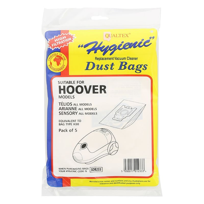 ***USE EXSMFB233*** HOOVER SENSORY /TELIOS TS 2065 T4300 BAGS (7101) EXSSDB233