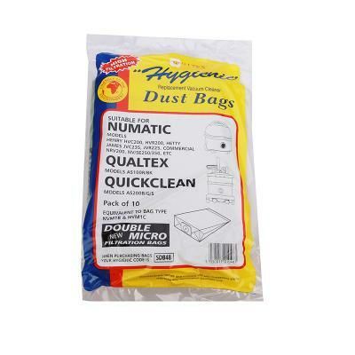 NUMATIC HENRY 250 AS200 ETC BAG 10 PK (3001) EXSSDB48